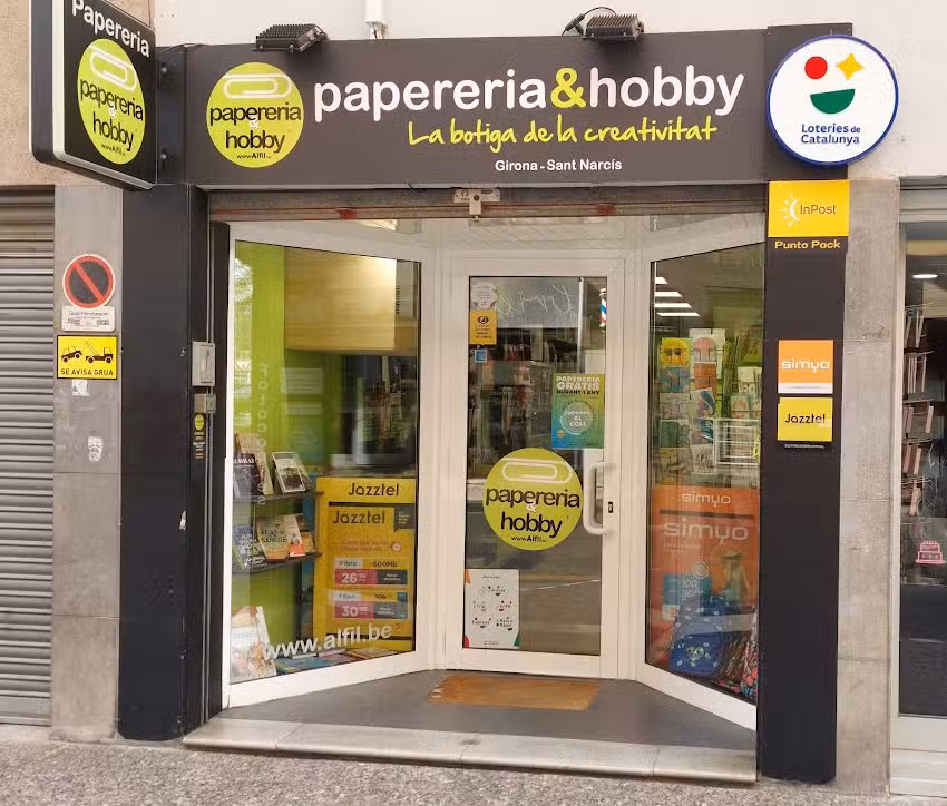 Alfil.be Sant Narcís (papereria, llibreria, fotocopies, loteries de catalunya)