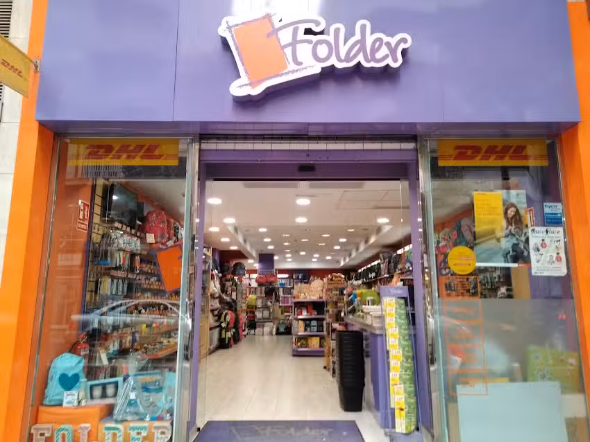 Folder Papeler&iacute;as