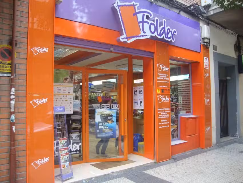 Folder Papeler&iacute;as