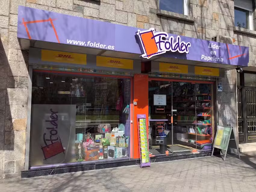 Folder Papelerías -Castellana