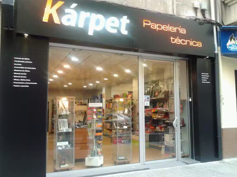 K&aacute;rpet Papeler&iacute;a T&eacute;cnica