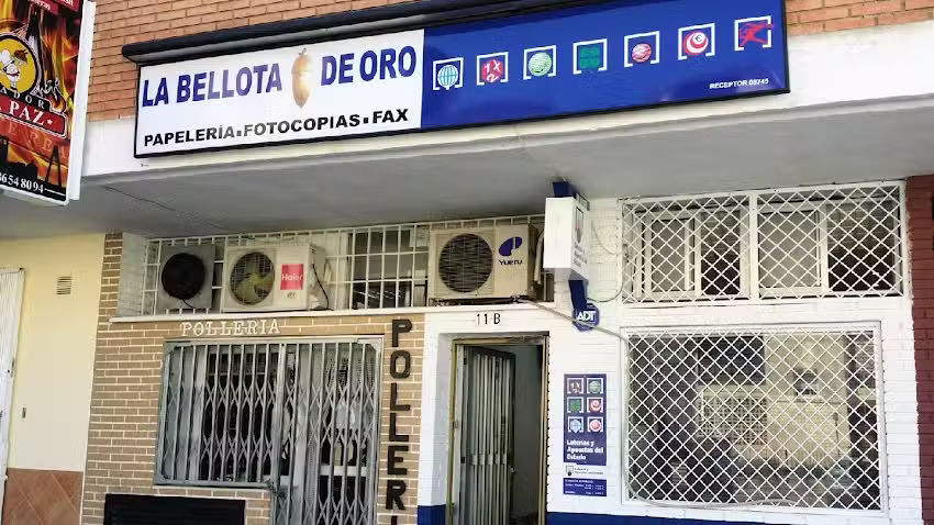 La Bellota de Oro loterias y apuestas. Paquetería. Papelería