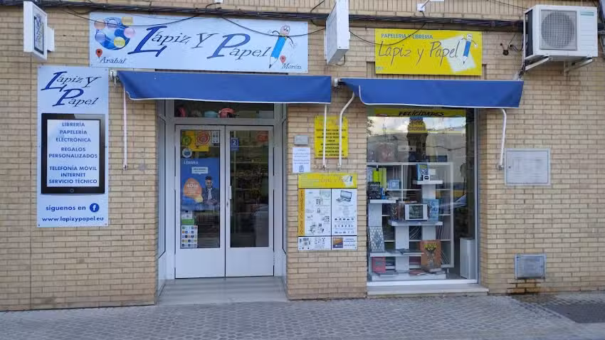 L&aacute;piz y Papel Mor&oacute;n. Librer&iacute;a Papeler&iacute;a