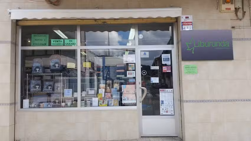 Liburunda, librer&iacute;a-papeler&iacute;a