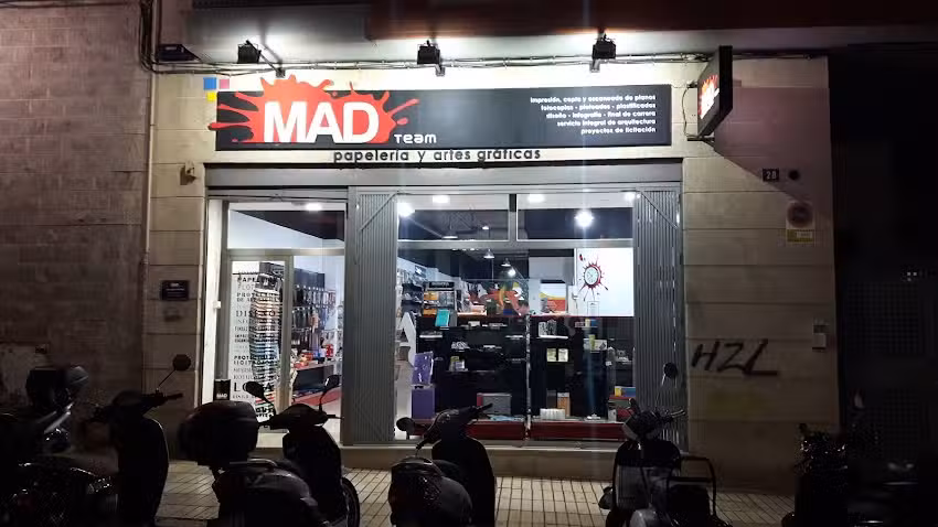 MAD Team Papelería y Artes Gráficas