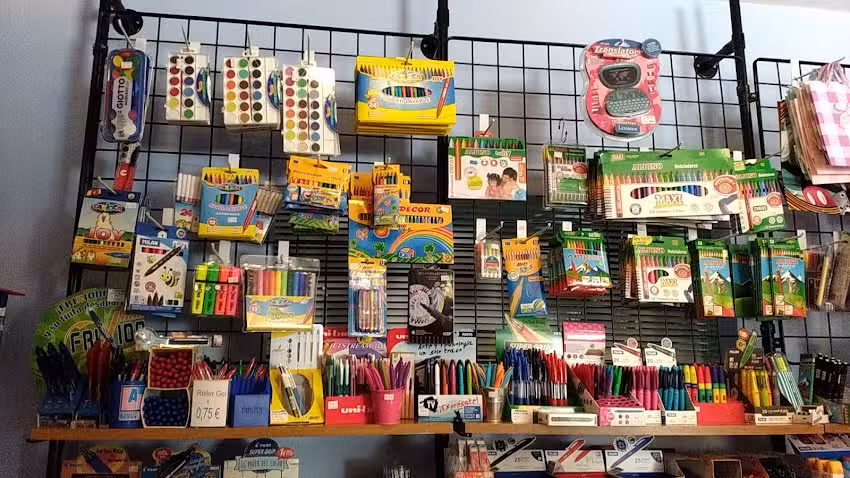 Papelería Azul y Rosa