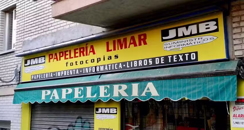 PAPELERÍA-LIBRERÍA JMB SUMINISTROS INFORMÁTICOS-LIMAR