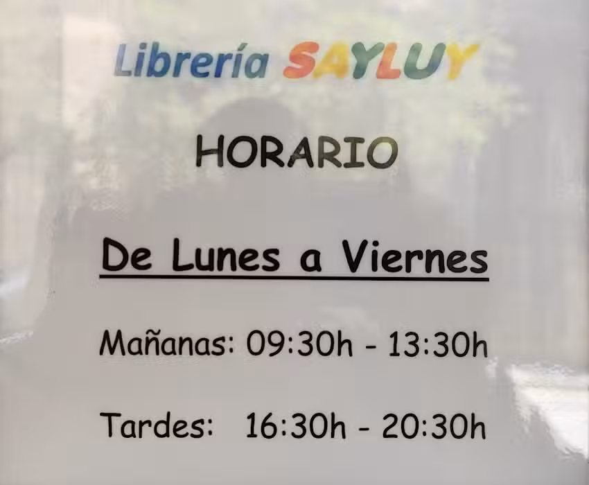 Papeler&iacute;a-Librer&iacute;a Sayluy