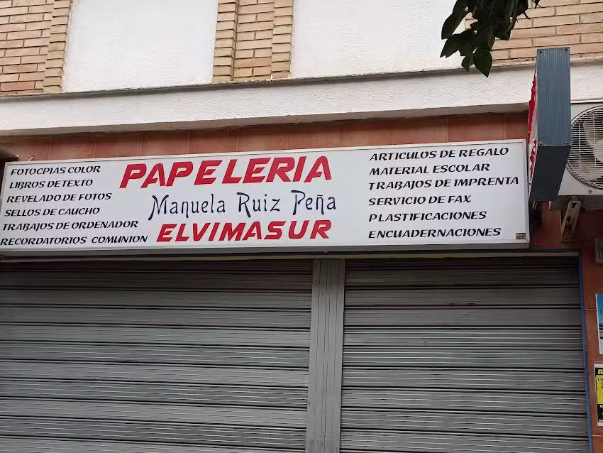 Papelería Manuela Ruiz Peña
