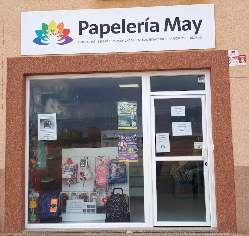 Papeler&iacute;a May