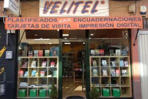 VELITEL Papelería y Copistería. Mochilas y Bolsos TOTTO. Cartuchos HP. SIMYO – JAZZTEL – MASMOVIL – PEPEPHONE