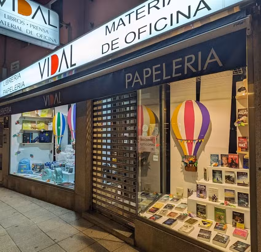 Vidal Vilagarc&iacute;a. Librer&iacute;a, Papeler&iacute;a y Prensa.