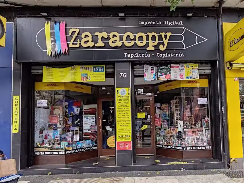 Zaracopy Diseño Gráfico, Copistería, Papelería, Librería, Imprenta